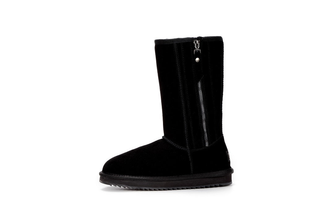 Suede Zipper Tall