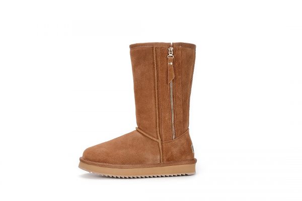 Suede Zipper Tall