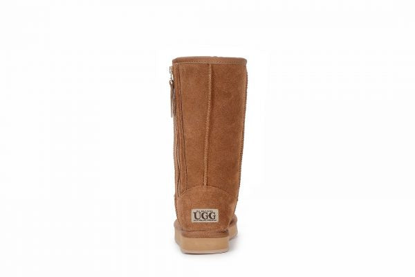 Suede Zipper Tall