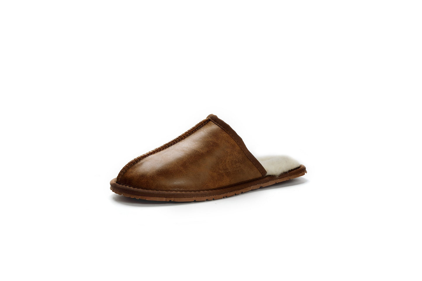 Leather Scuff Slipper
