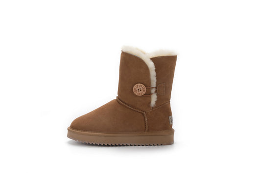 Classic Short Suede Button